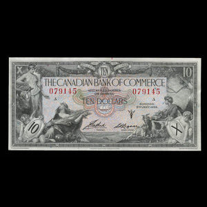 Canada, Canadian Bank of Commerce, 10 dollars : January 2, 1935