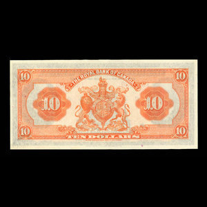 Canada, Royal Bank of Canada, 10 dollars : January 2, 1935