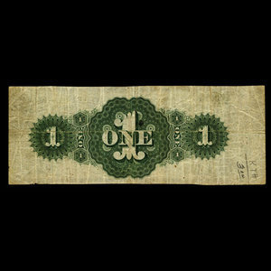 Canada, Jewett & Pitcher, 1 dollar : December 1, 1873