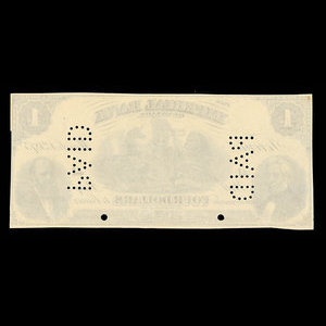 Canada, Imperial Bank of Canada, 4 dollars : March 1, 1875