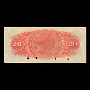 Canada, Bank of Toronto (The), 20 dollars : February 1, 1913
