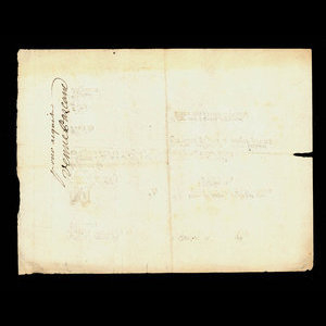 Canada, French Colonial Authorities, 150 livres : 22, 1727
