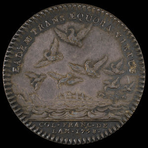 France, Louis XV, no denomination : 1758