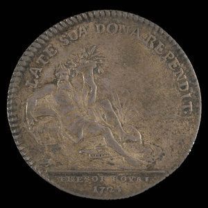 France, Louis XV, no denomination : 1725