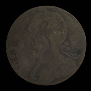Canada, unknown, 1/2 penny : 1838
