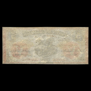 Canada, Bank of Clifton, 5 dollars : September 1, 1861