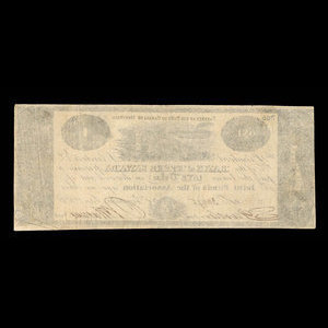 Canada, Bank of Upper Canada (Kingston), 1 dollar : January 1, 1820