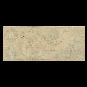 Canada, Colonial Bank of Canada, 5 dollars : June 14, 1859