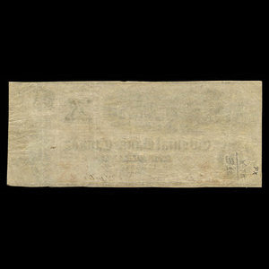 Canada, Colonial Bank of Canada, 10 dollars : April 4, 1859