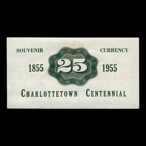 Canada, City of Charlottetown, 25 cents : December 31, 1955