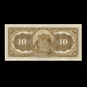 Canada, Provincial Bank of Canada, 10 dollars : January 31, 1919