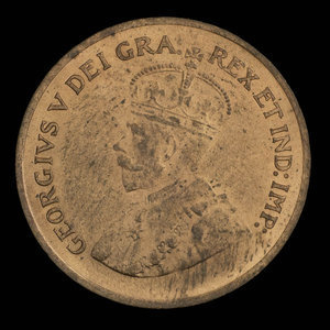 Canada, George V, 1 cent : 1935