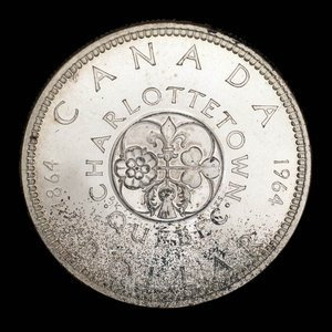 Canada, Elizabeth II, 1 dollar : 1964