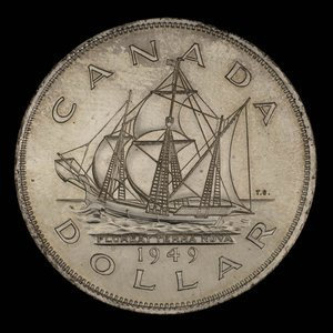 Canada, George VI, 1 dollar : 1949