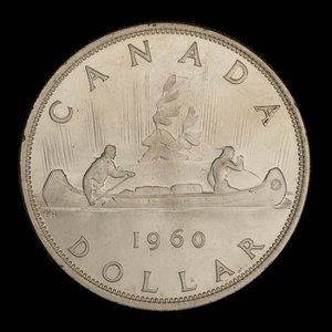 Canada, Elizabeth II, 1 dollar : 1960