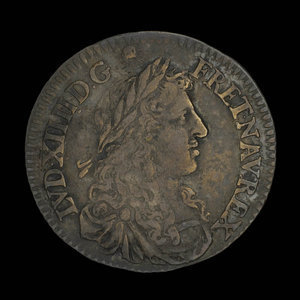 France, Louis XIV, 5 sols : 1670