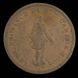 Canada, Bank of Montreal, 1 penny : 1837