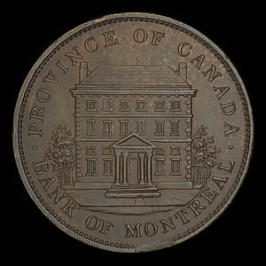 Canada, Bank of Montreal, 1 penny : 1837