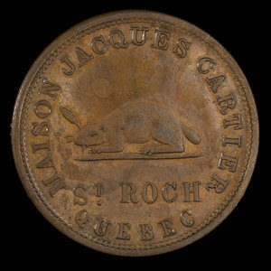 Canada, Jacques Cartier House, 1 cent : 1915