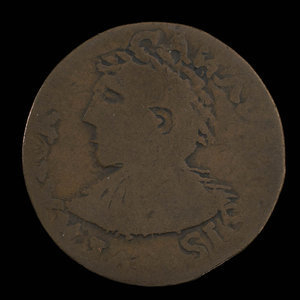 Canada, unknown, 1/2 penny : 1811