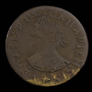 Canada, unknown, 1/2 penny : 1811