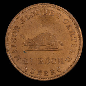 Canada, Jacques Cartier House, 1 cent : 1915