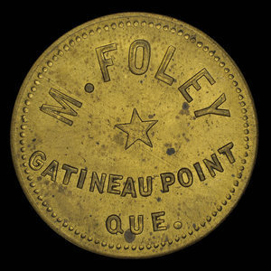 Canada, M. Foley, 1 drink, 25 cents : 1890