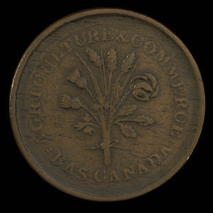 Canada, Dexter Chapin, 1 sou : 1838