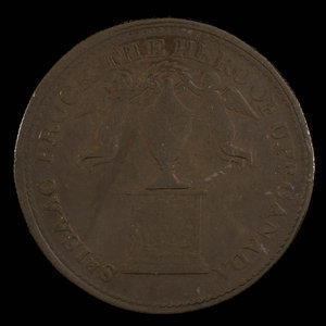 Canada, unknown, 1/2 penny : 1816