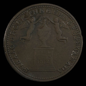 Canada, unknown, 1/2 penny : 1816