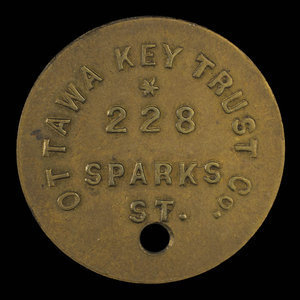Canada, Ottawa Key Trust Company, no denomination : 1895