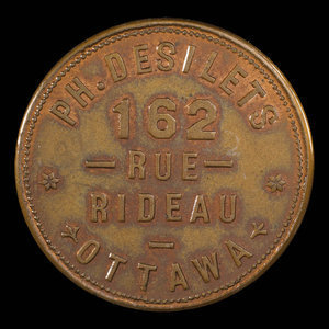 Canada, Ph. Desilets, no denomination : 1895