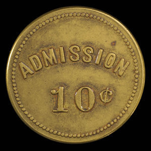 Canada, Ste. Anne Church, 1 admission, 10 cents : 1892