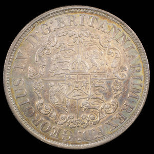 Great Britain, George IV, 1/2 dollar : 1822