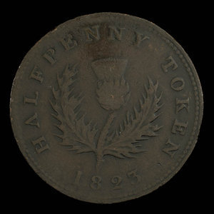 Canada, Province of Nova Scotia, 1/2 penny : 1823