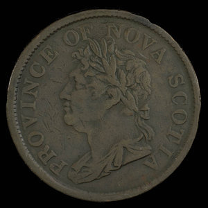 Canada, Province of Nova Scotia, 1 penny : 1824