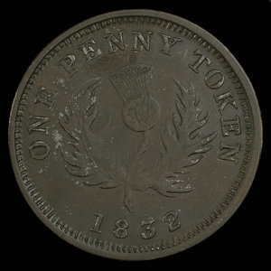 Canada, Province of Nova Scotia, 1 penny : 1832