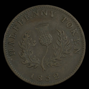 Canada, Province of Nova Scotia, 1/2 penny : 1832