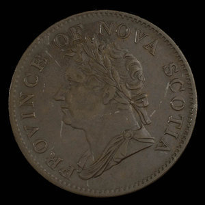 Canada, Province of Nova Scotia, 1/2 penny : 1832