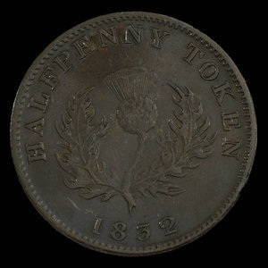 Canada, Province of Nova Scotia, 1/2 penny : 1832