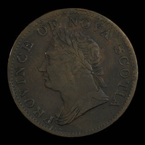 Canada, Province of Nova Scotia, 1/2 penny : 1832