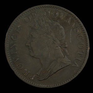 Canada, Province of Nova Scotia, 1/2 penny : 1832