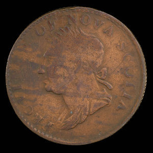 Canada, Province of Nova Scotia, 1/2 penny : 1832