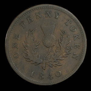 Canada, Province of Nova Scotia, 1 penny : 1840