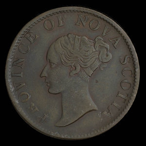 Canada, Province of Nova Scotia, 1/2 penny : 1840