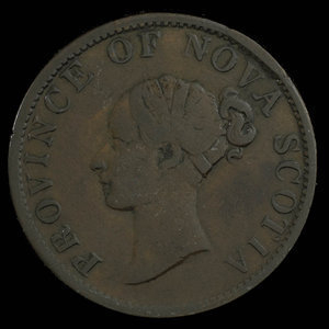 Canada, Province of Nova Scotia, 1/2 penny : 1840