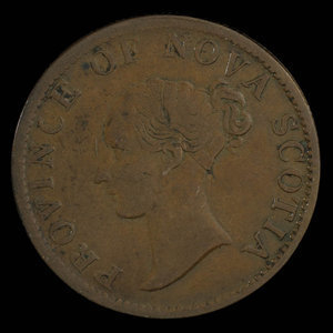 Canada, Province of Nova Scotia, 1/2 penny : 1843