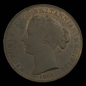 Canada, Province of Nova Scotia, 1 penny : 1856