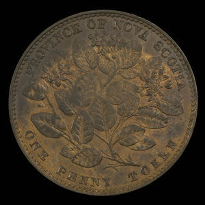 Canada, Province of Nova Scotia, 1 penny : 1856