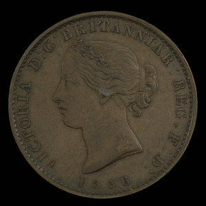 Canada, Province of Nova Scotia, 1/2 penny : 1856